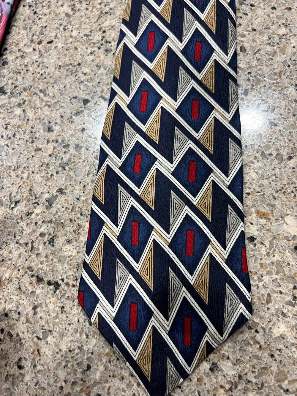 Assorted Men's Patterned Ties Dior Ralph Lauren - Multi-Color lot of 7 used z24